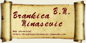 Brankica Minašević vizit kartica